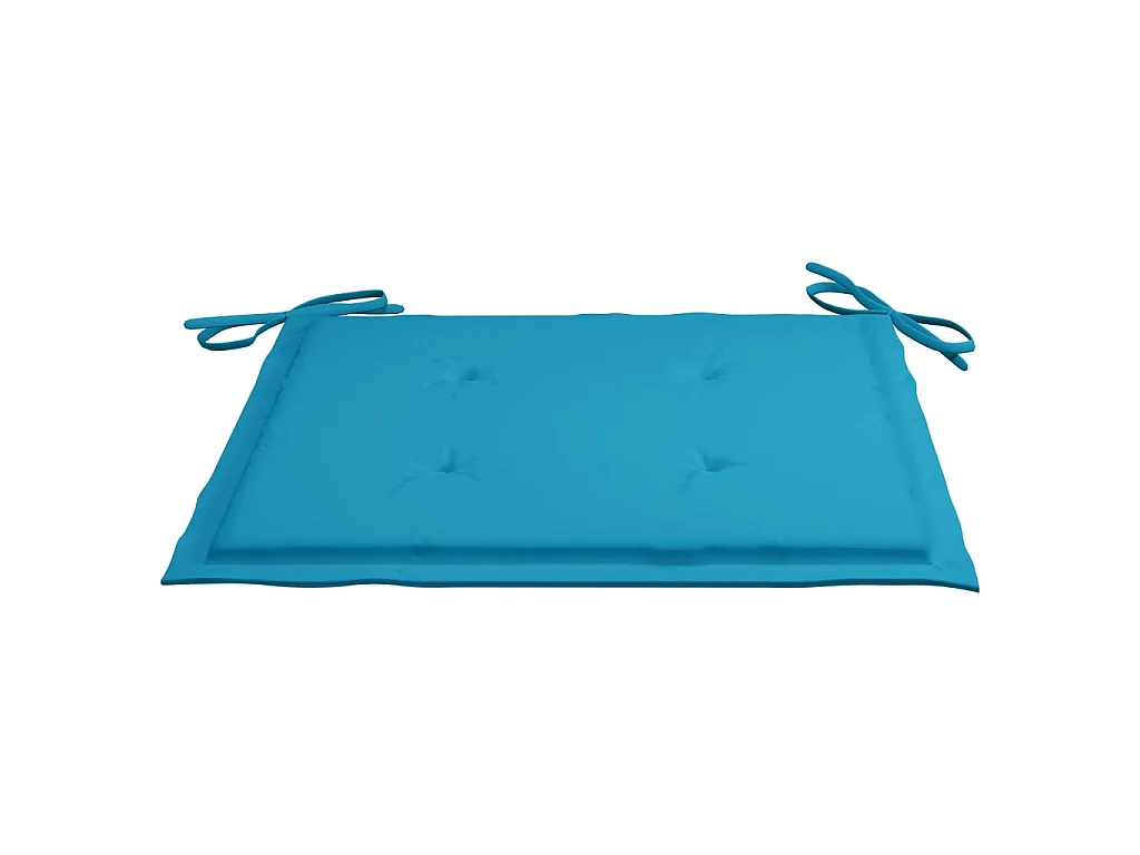 Mobilier à dîner d'extérieur pliable avec coussin 3 pcs Teck 39