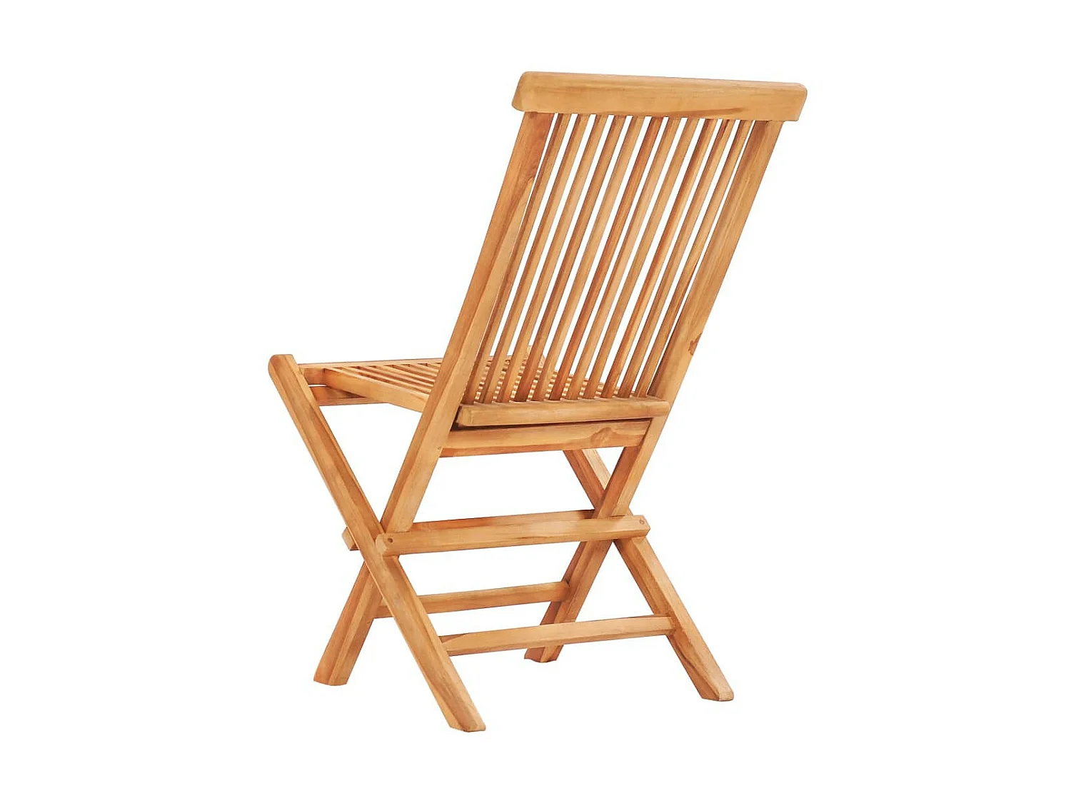 Mobilier de bistro pliable 3 pcs Bois de teck solide