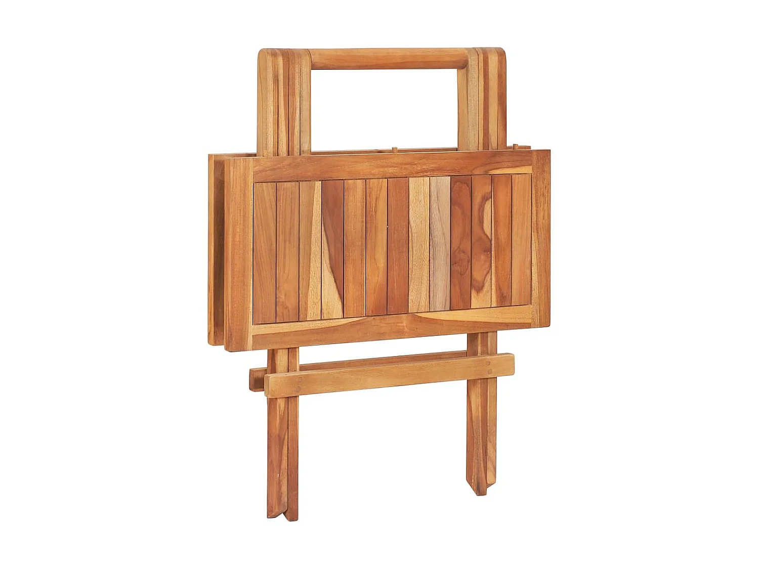 Ensemble de bistro 3 pcs avec coussins vert Bois de teck massif 2