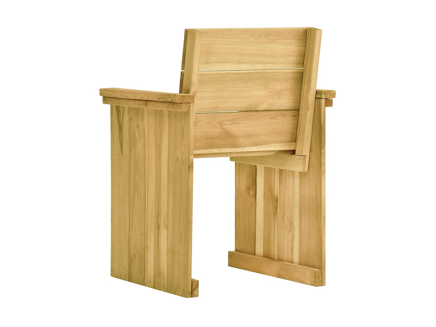 Mobilier à dîner de jardin 7 pcs avec coussins Pin imprégné 12