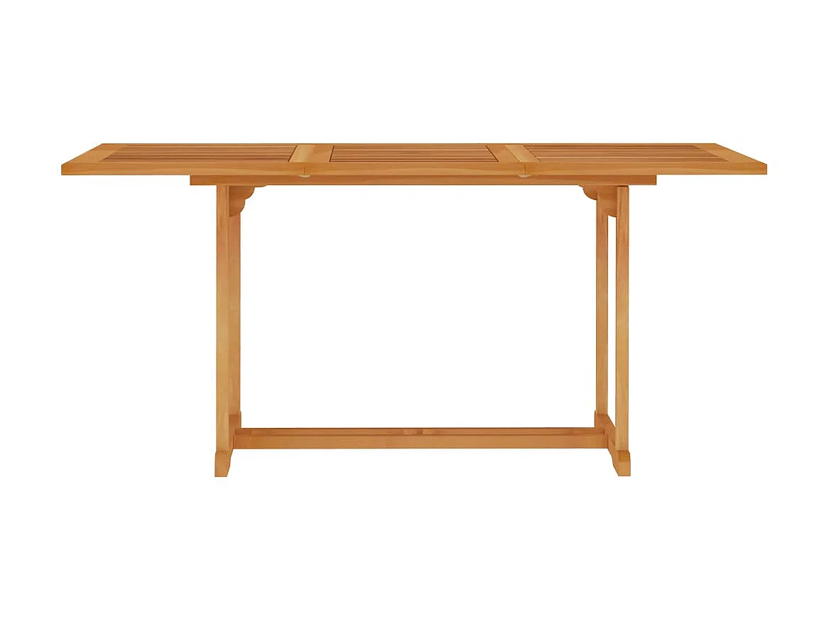 Ensemble de salle à manger de jardin 7 pcs Bois de teck massif 11
