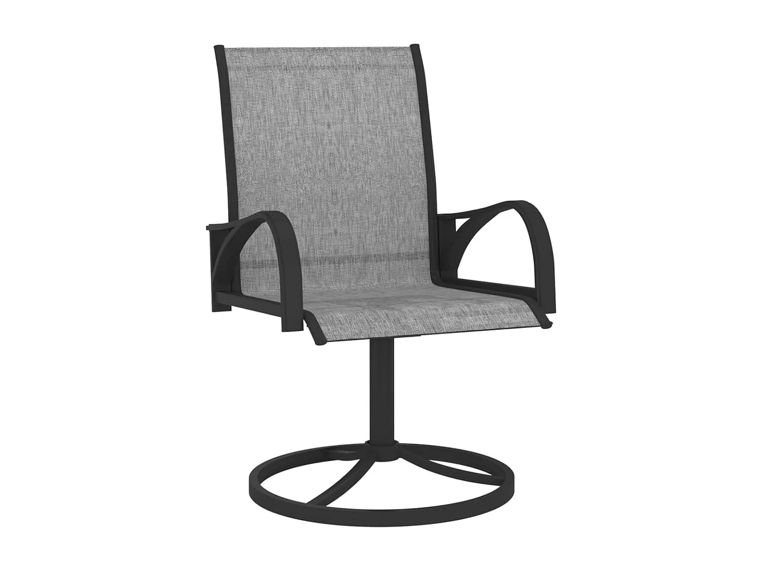 Ensemble de salle à manger de jardin 3 pcs Textilène et acier