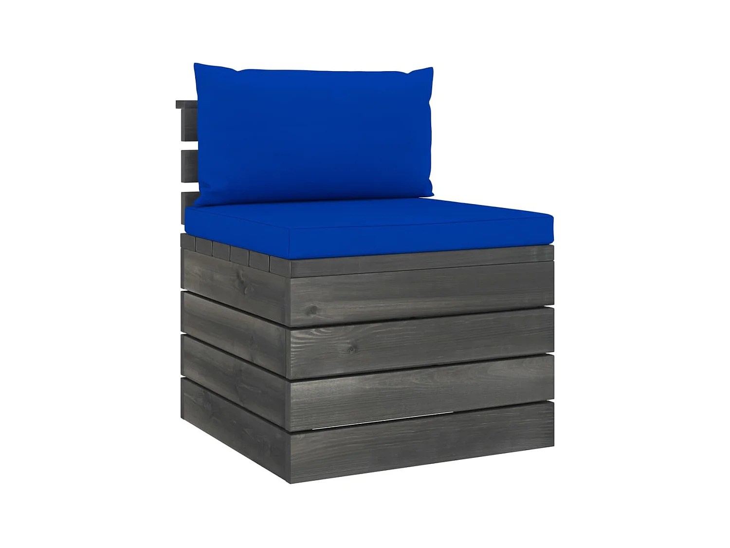Salon palette de jardin 6 pcs avec coussins Bois de pin massif 29