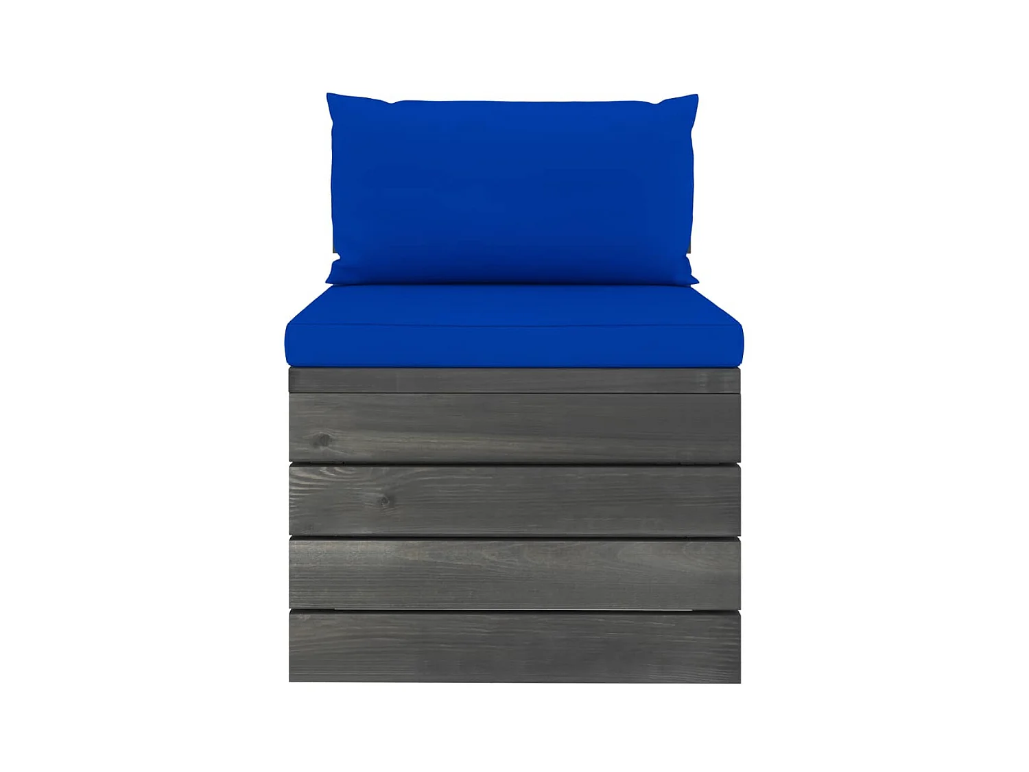 Salon palette de jardin 6 pcs avec coussins Bois de pin massif 29