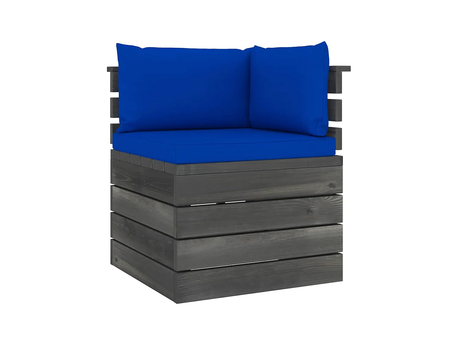 Salon palette de jardin 6 pcs avec coussins Bois de pin massif 29