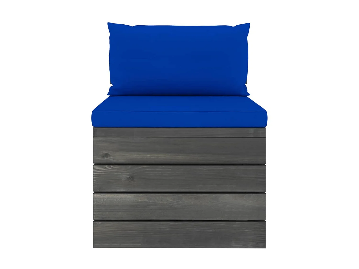 Salon palette de jardin 6 pcs avec coussins Bois de pin massif 29