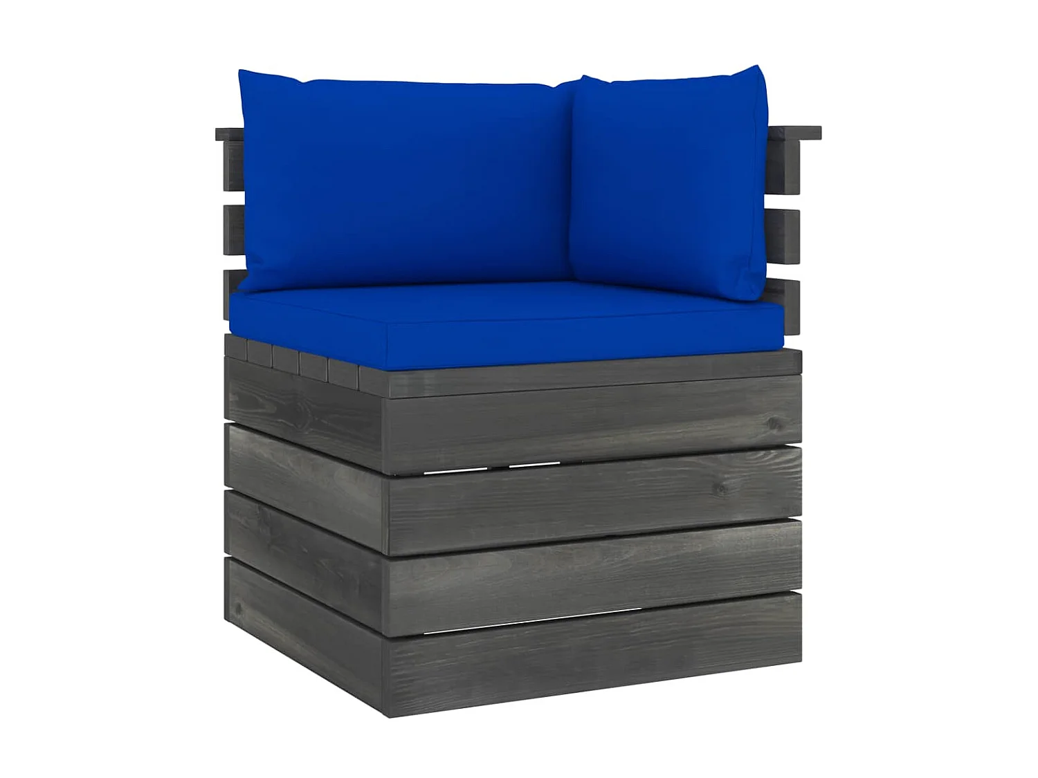 Salon palette de jardin 6 pcs avec coussins Bois de pin massif 29