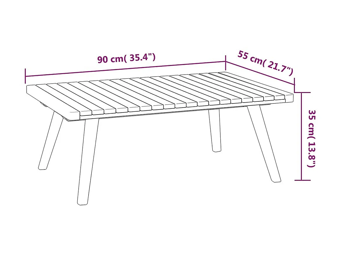 Salon de jardin 9 pcs avec coussins Bois d'acacia solide 3