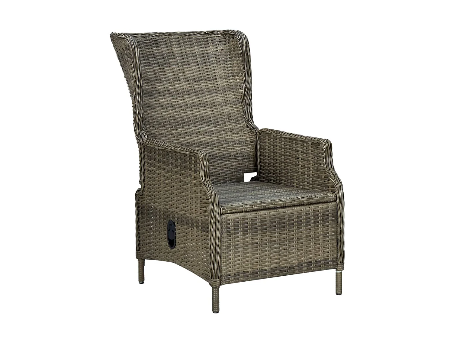 Mobilier à dîner jardin 9 pcs et coussins Résine tressée Marron 2