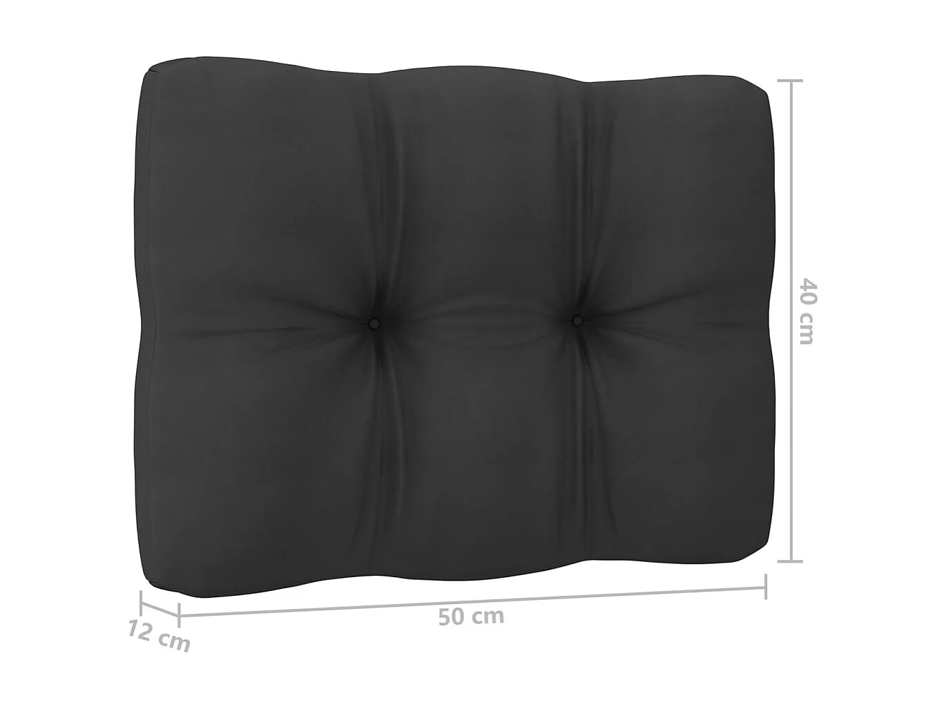 Salon de jardin 6 pcs avec coussins Bois de pin massif 38