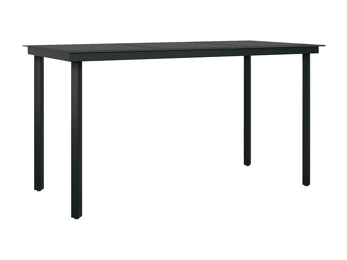 Mobilier à dîner de jardin coussins 7 pcs Résine tressée Verre 2