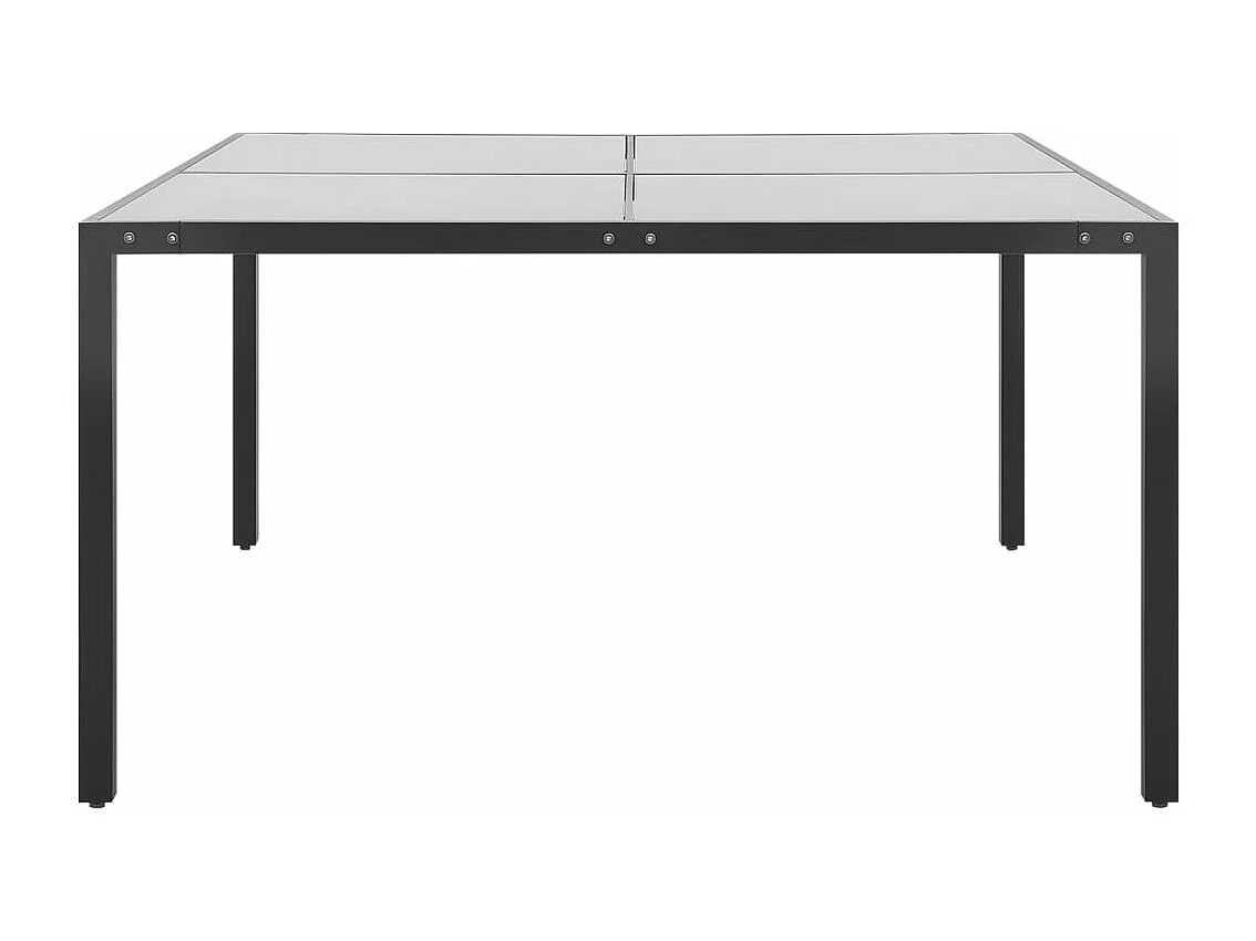 Mobilier de salle à manger d'extérieur 9 pcs Acier 12