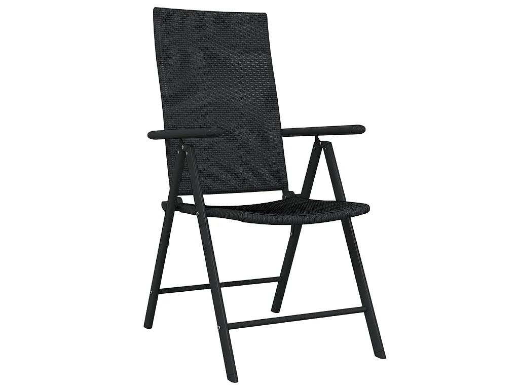 Ensemble de salle à manger de jardin 3 pcs Noir 7