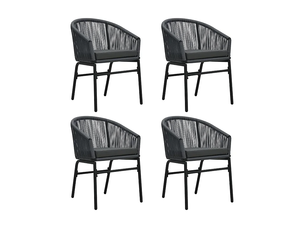 5-delige Tuinset grijs