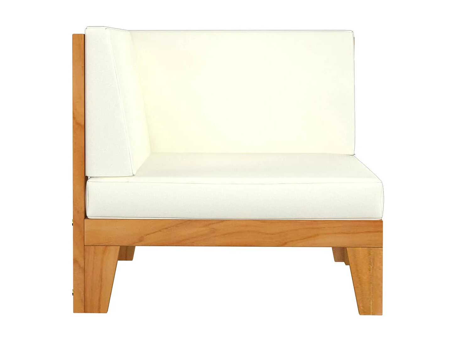 Salon de jardin 8 pcs avec coussins Bois d'acacia solide 4