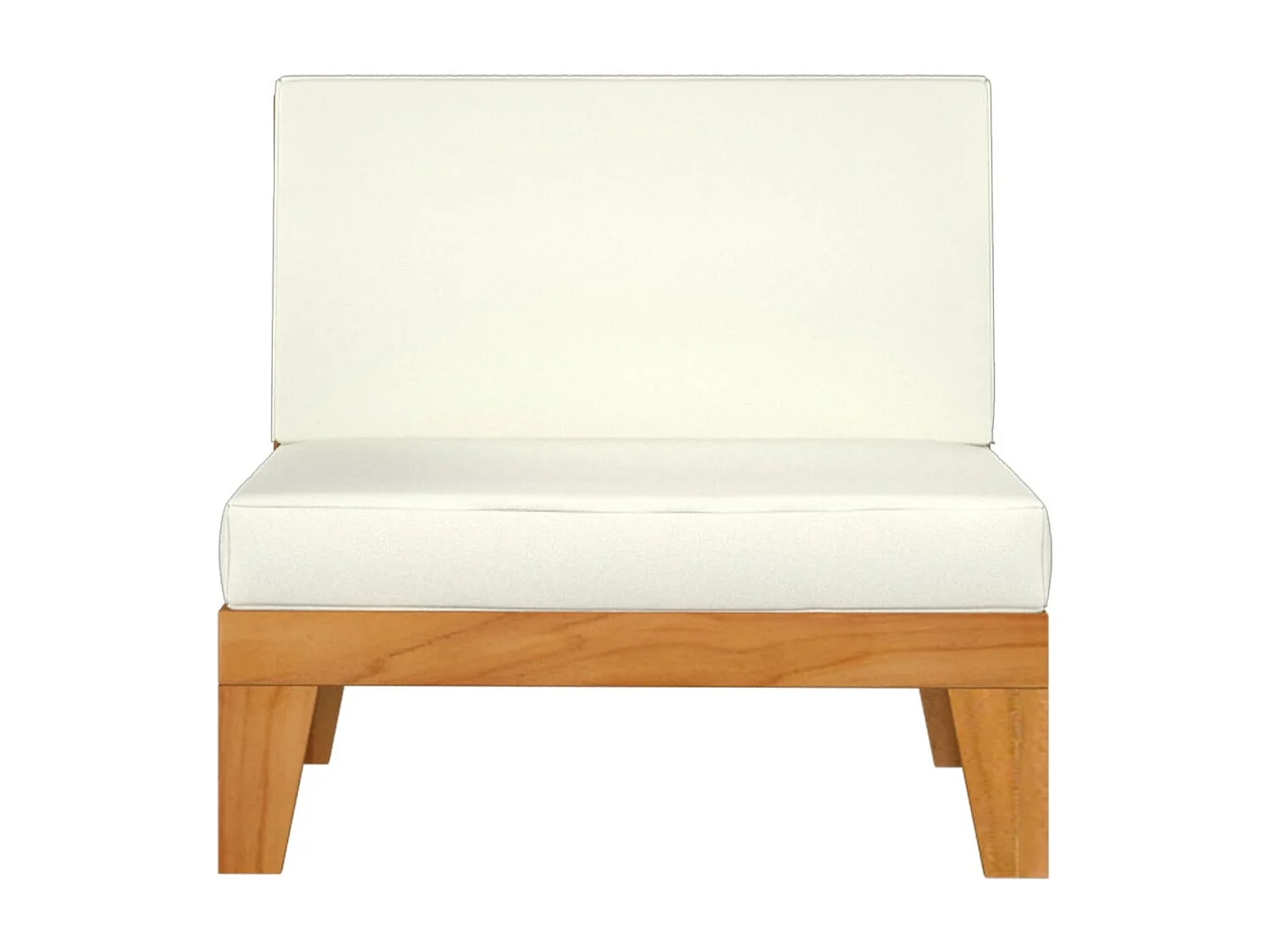 Salon de jardin 8 pcs avec coussins Bois d'acacia solide 4