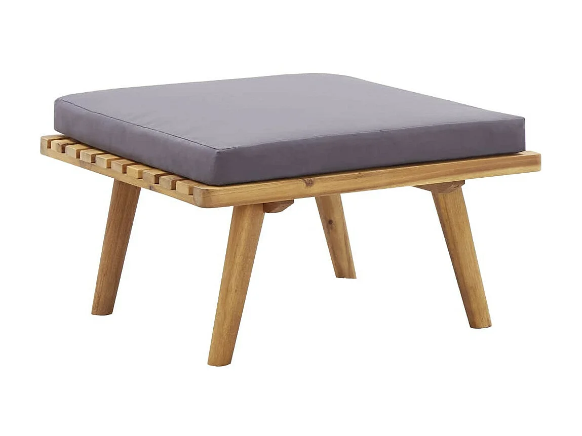 Salon de jardin 5 pcs Bois d'acacia massif