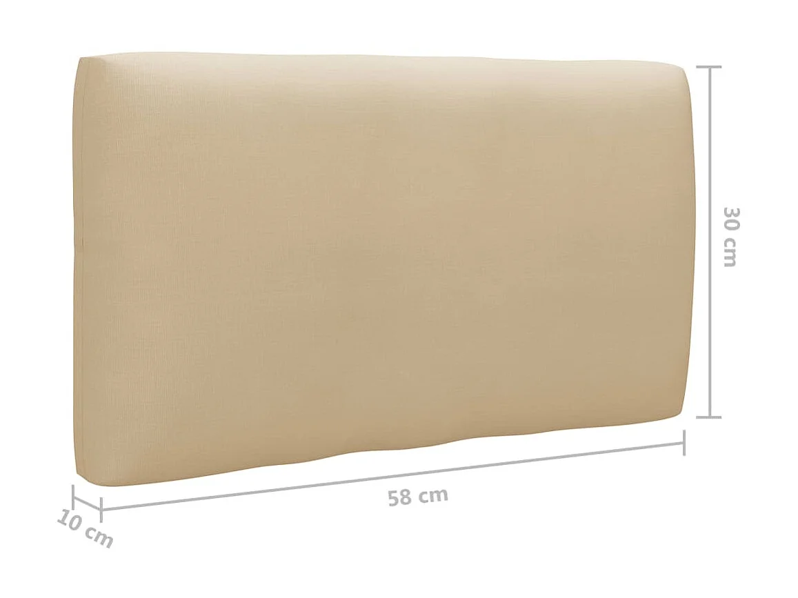 Salon de jardin palette 6pcs avec coussins Bois de pin imprégné 17