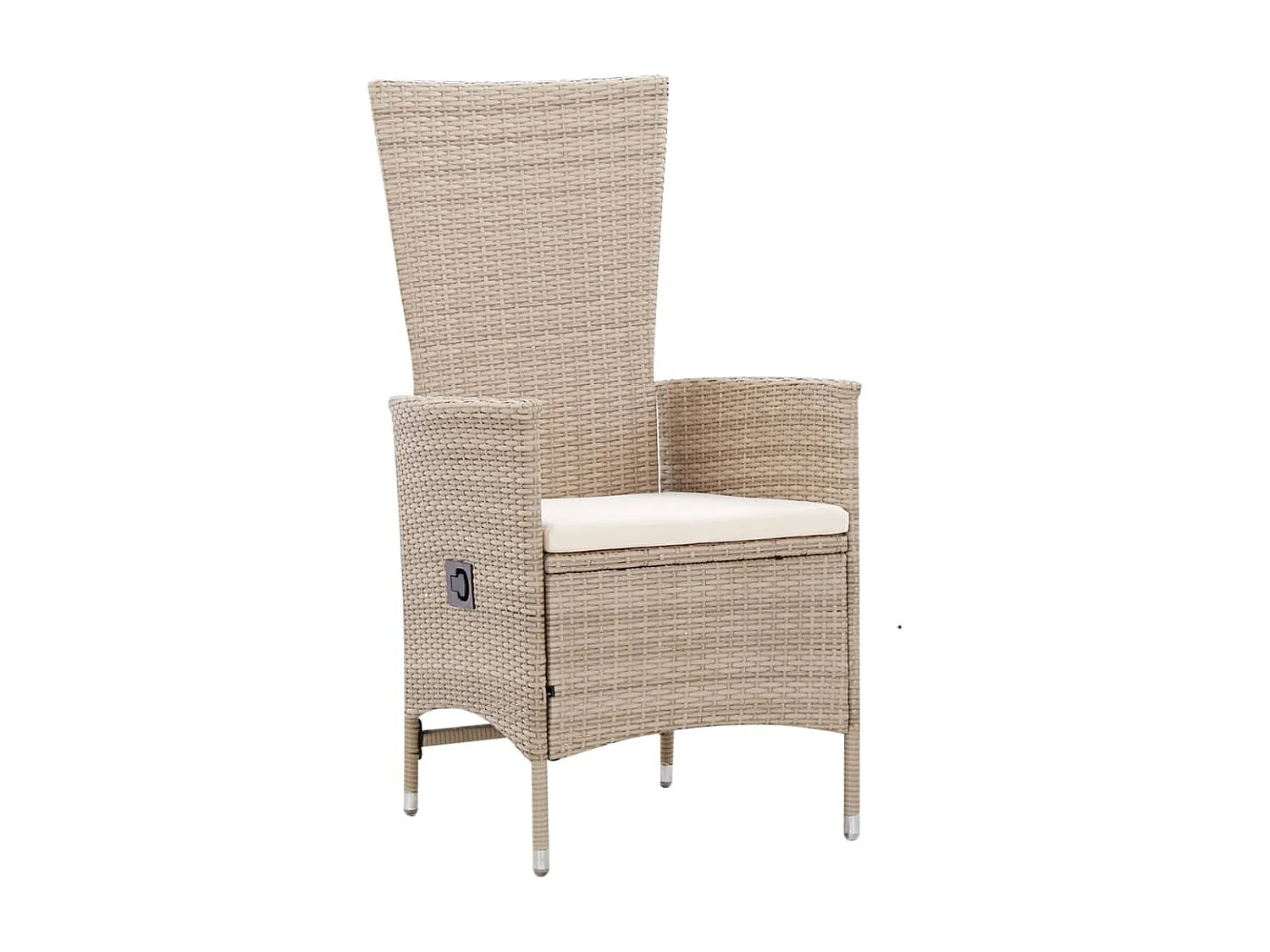 Salon de jardin avec coussins 7 pcs Résine tressée Beige