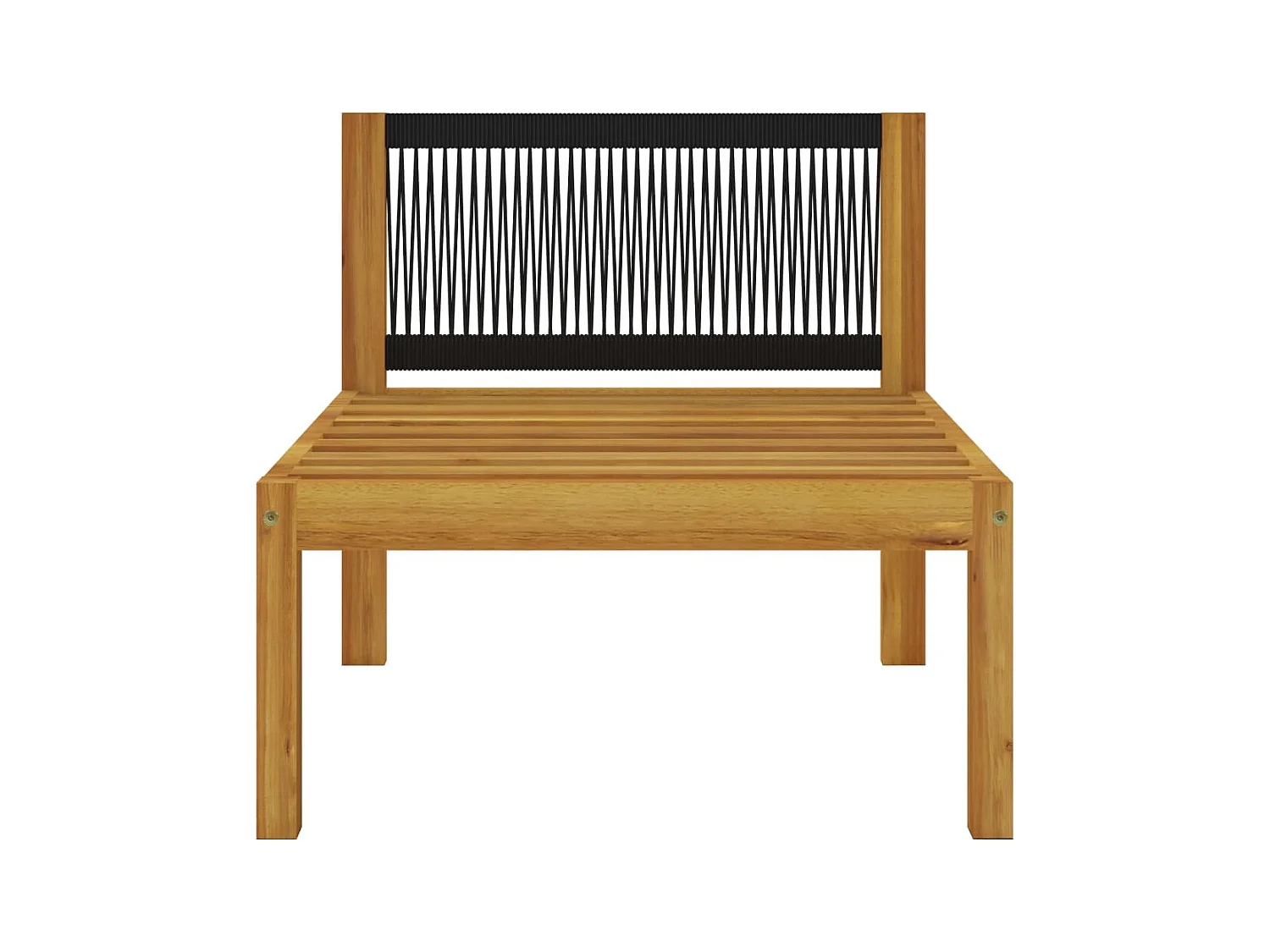 Salon de jardin 11 pcs avec coussins Crème Bois d'acacia solide
