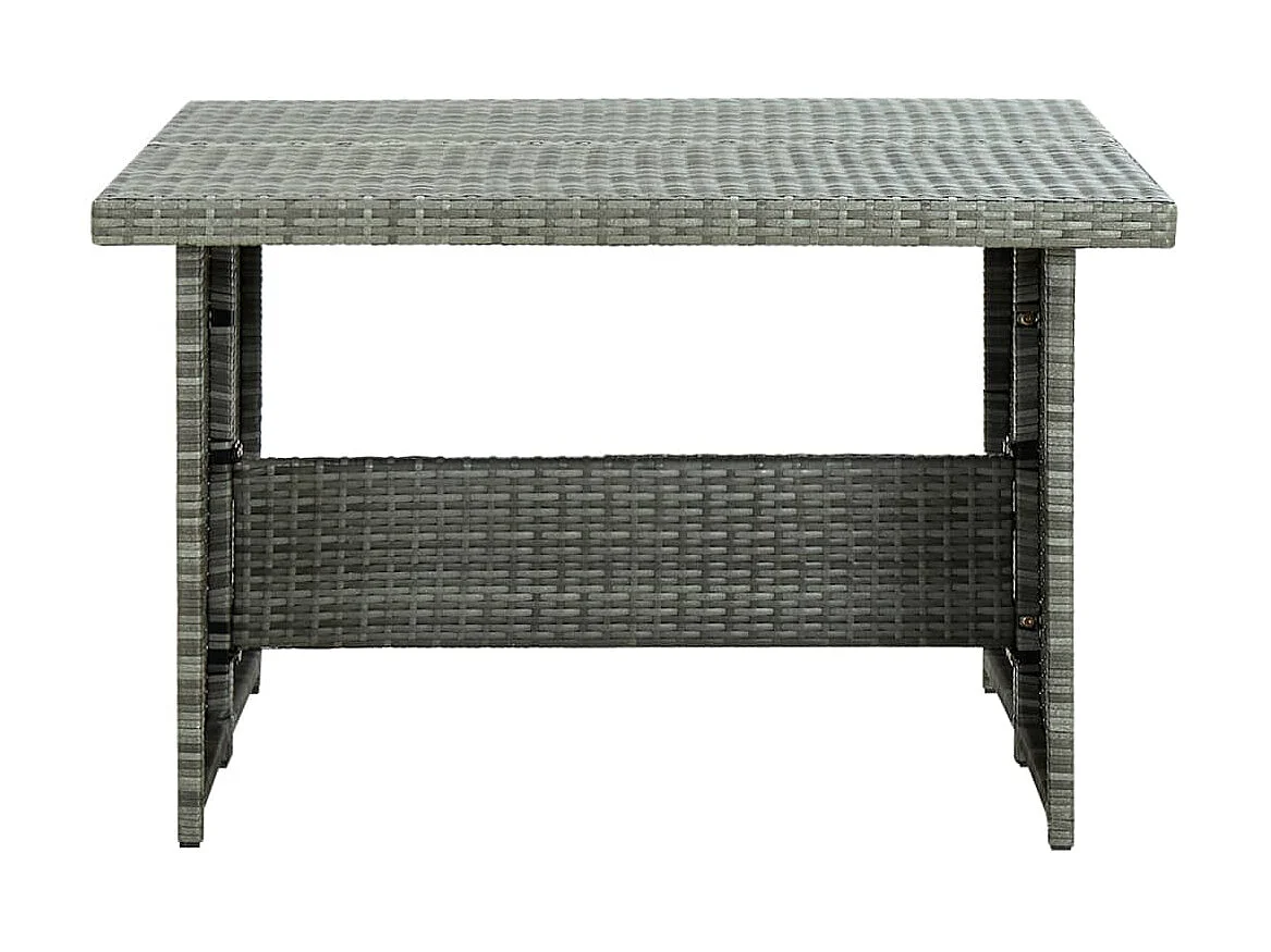 Salon de jardin 6 pcs avec coussins Résine tressée Gris 41