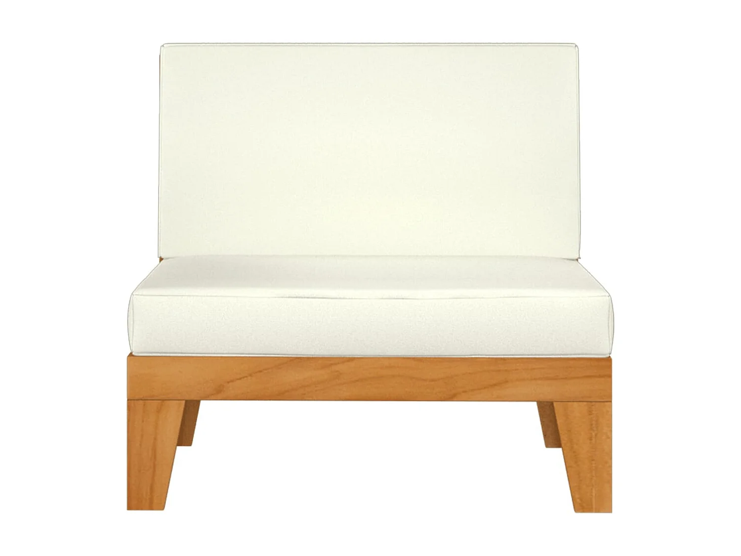 Salon de jardin 8 pcs avec coussins Bois d'acacia solide 7