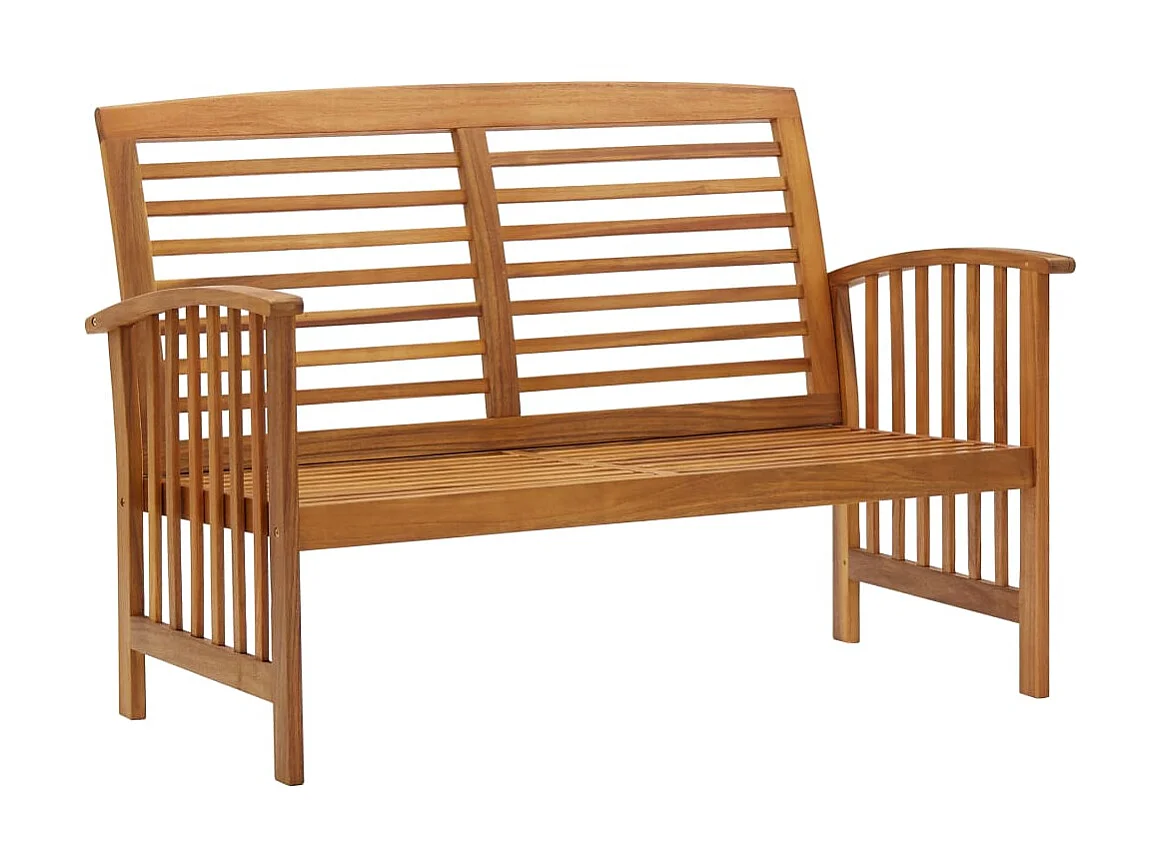Salon de jardin 2 pcs Bois d'acacia solide