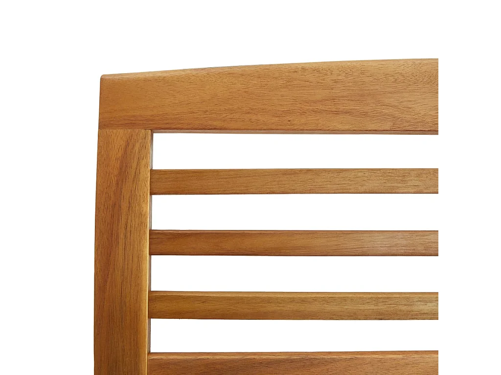 Salon de jardin 5 pcs Bois d'acacia solide