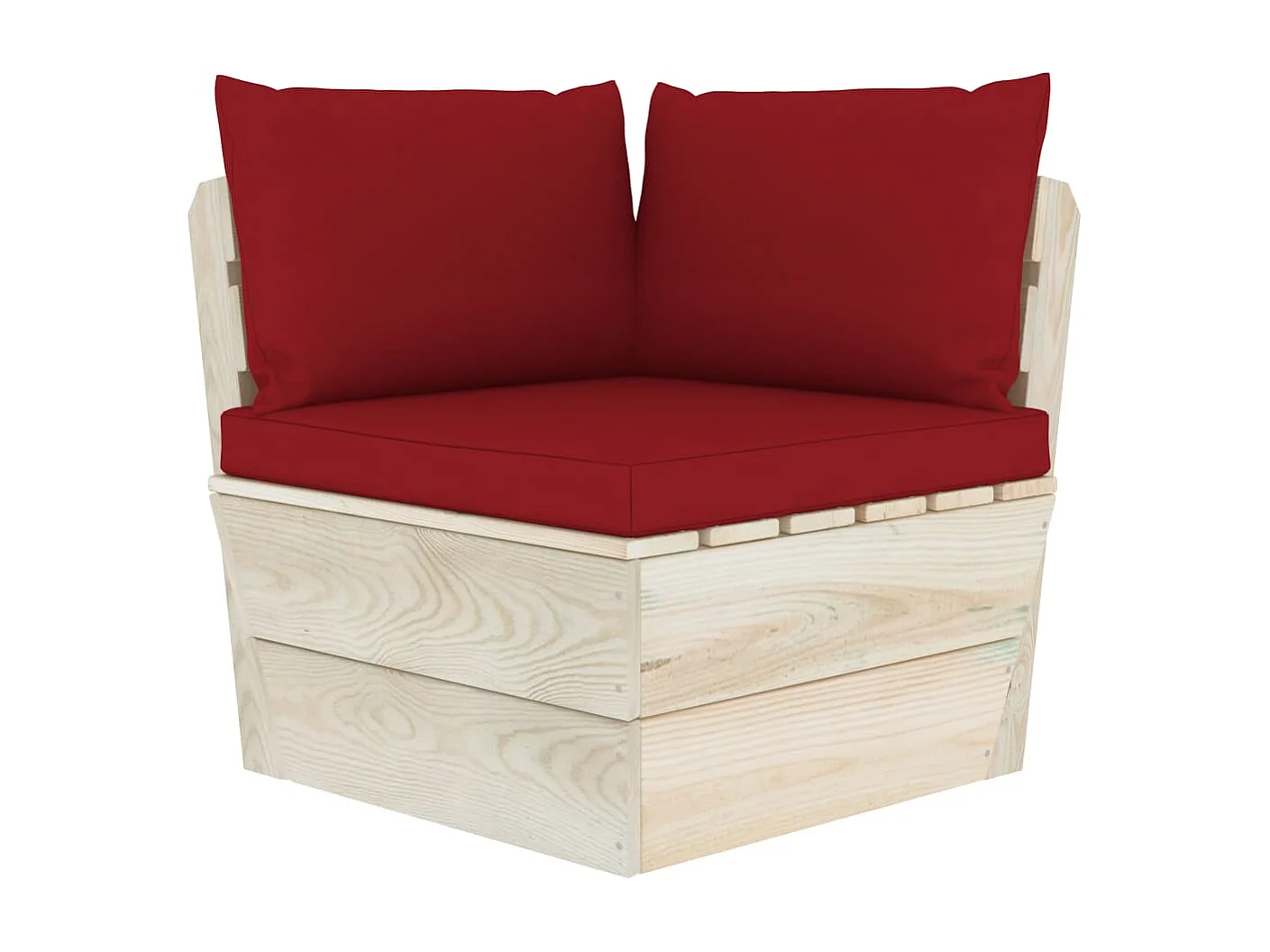 Salon de jardin palette 6 pcs avec coussins Épicéa imprégné 61