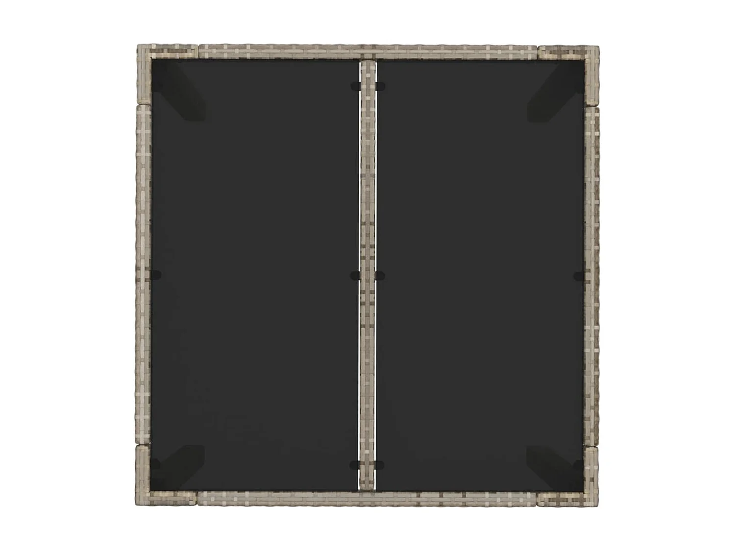 Ensemble de salle à manger de jardin 5 pcs avec coussins Gris 2