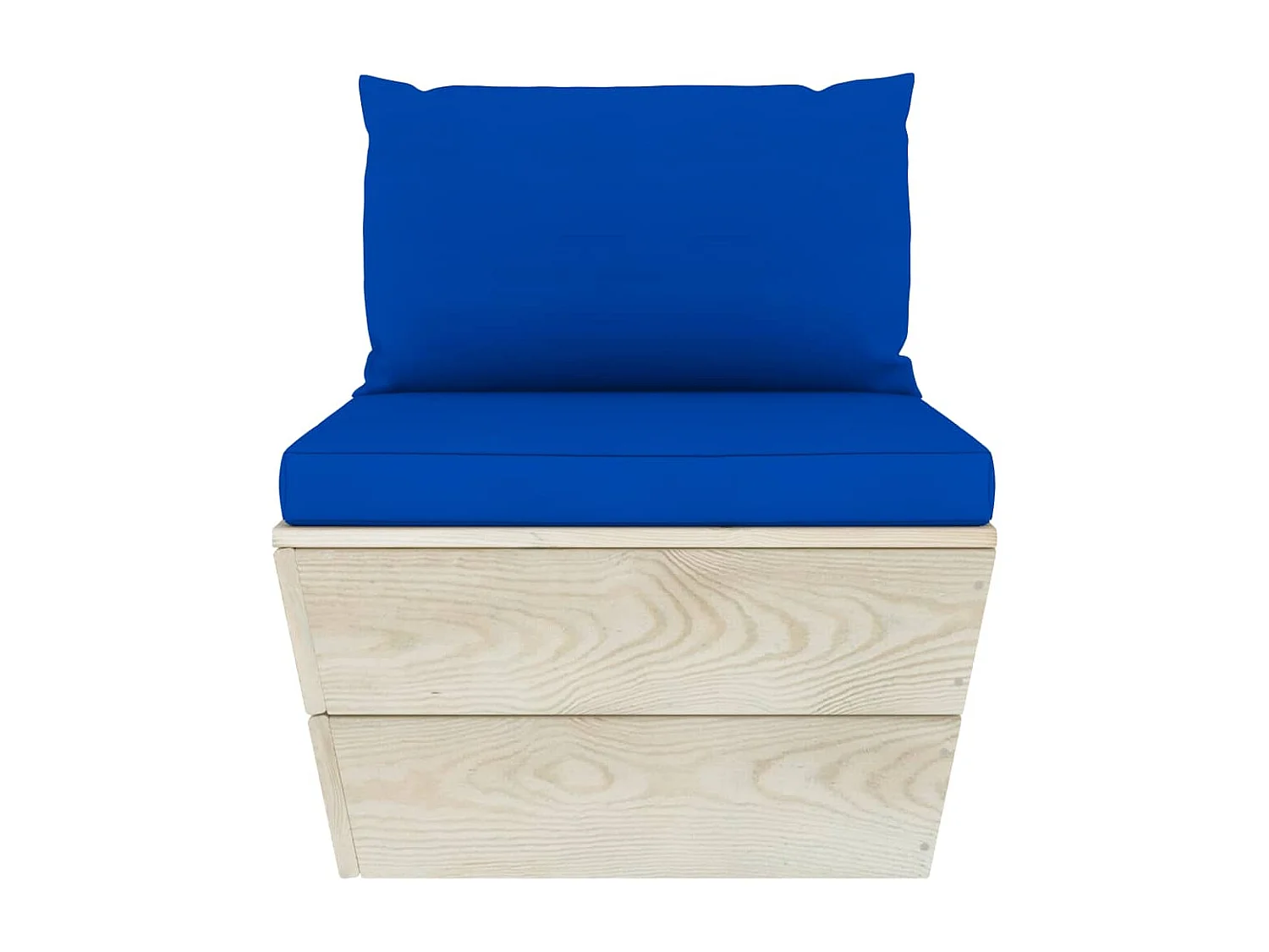 Salon de jardin palette 6 pcs avec coussins Épicéa imprégné 29