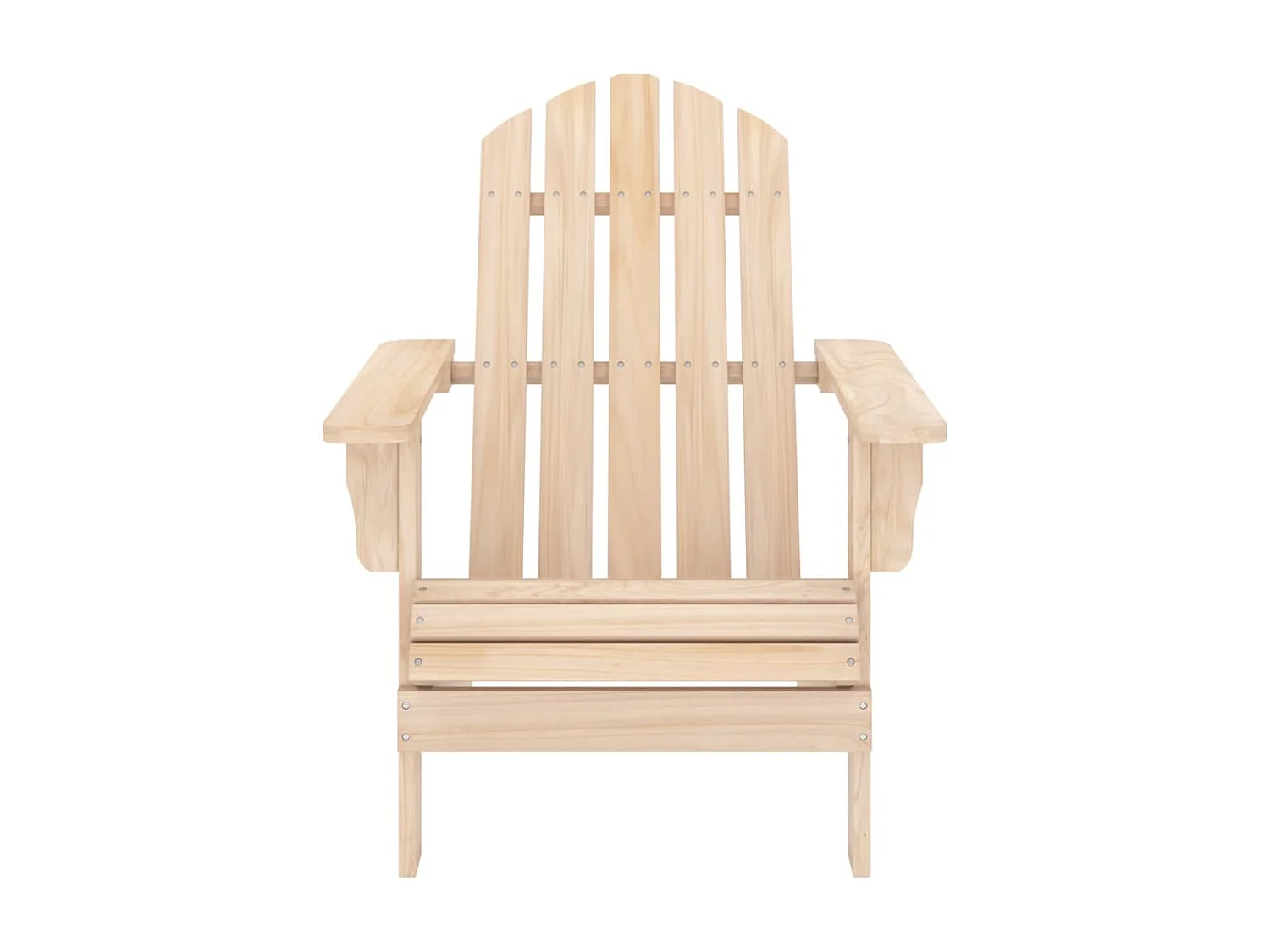 Chaise de jardin Adirondack avec table Bois de sapin massif