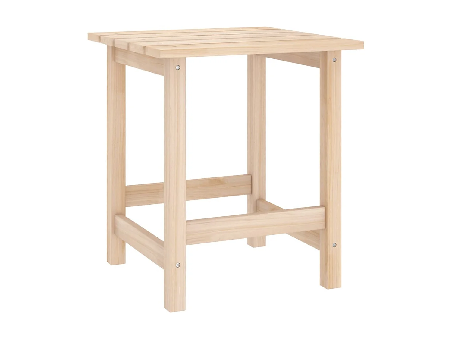 Chaise de jardin Adirondack avec table Bois de sapin massif