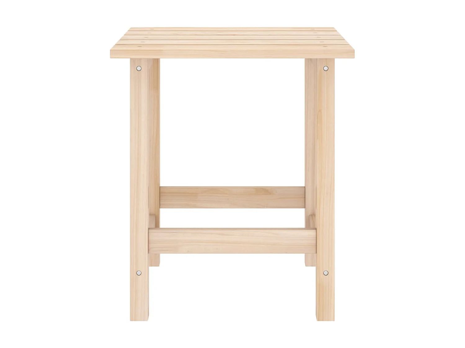 Chaise de jardin Adirondack avec table Bois de sapin massif