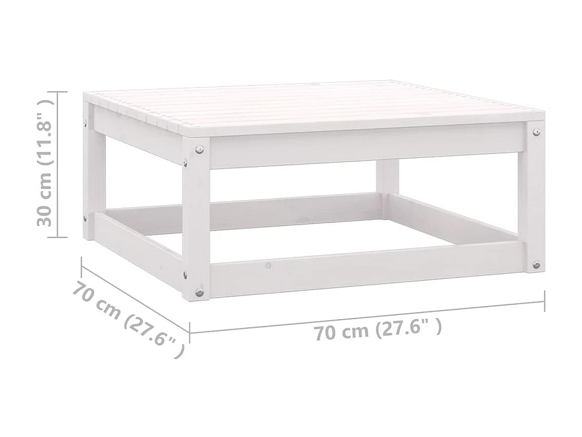 Salon de jardin 5 pcs avec coussins Bois de pin massif 63