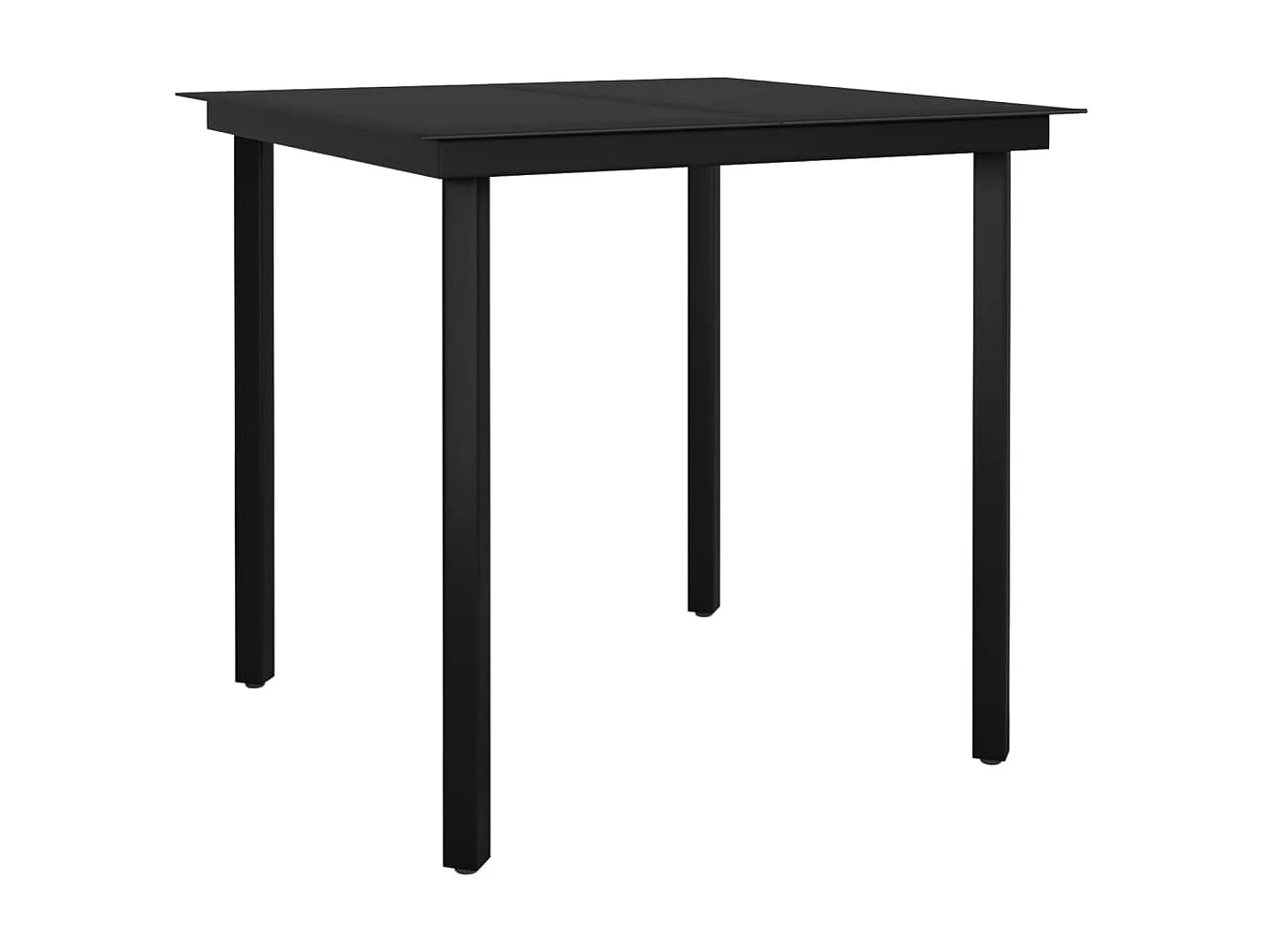 Ensemble de salle à manger de jardin 5 pcs Gris foncé 3