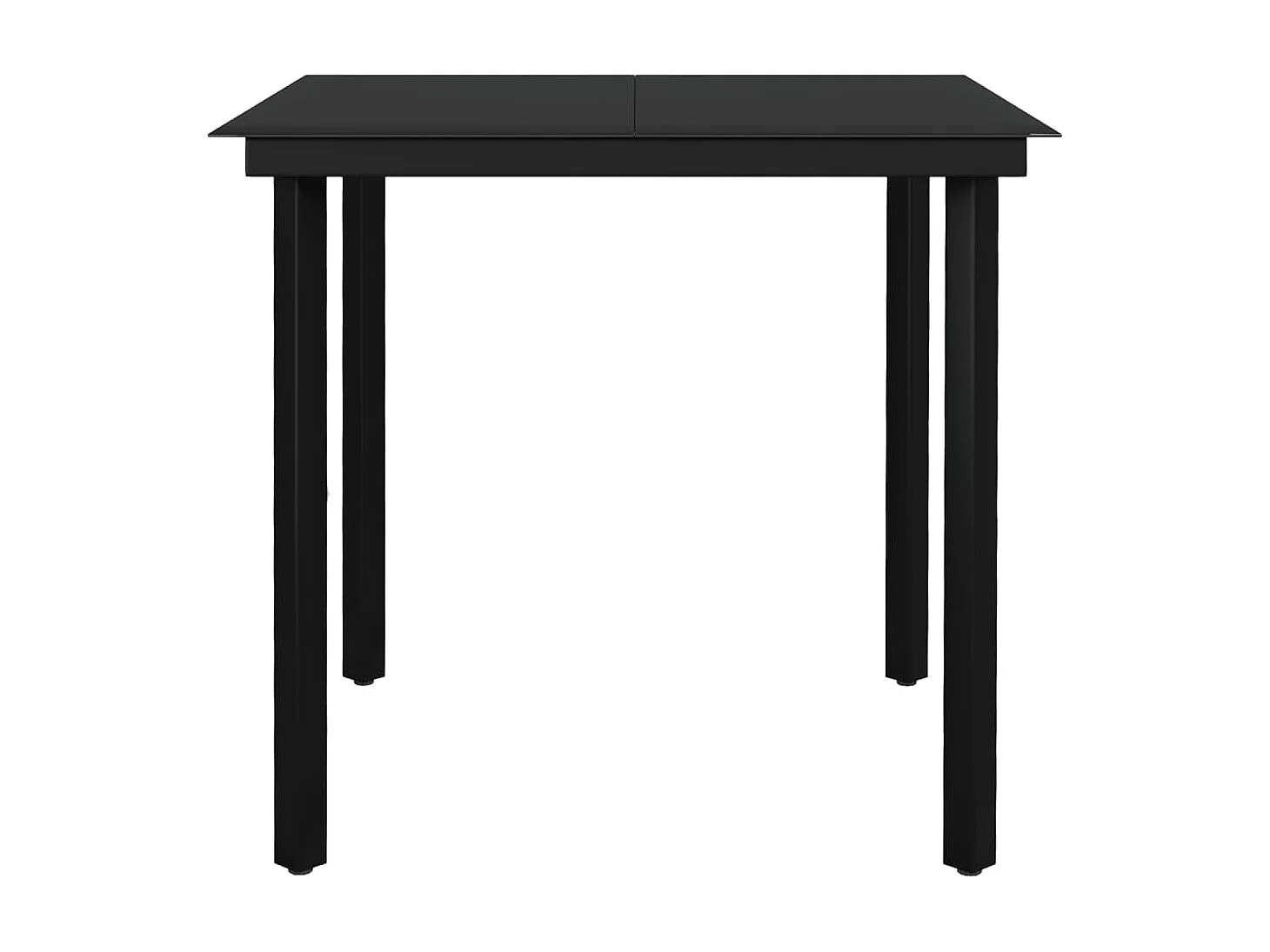 Ensemble de salle à manger de jardin 5 pcs Gris foncé 3