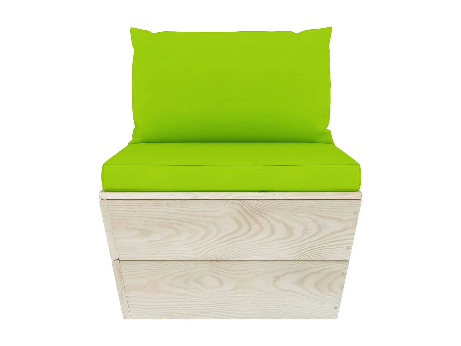 Salon de jardin palette 6 pcs avec coussins Épicéa imprégné 4