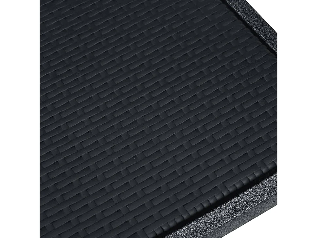 Ensemble de salle à manger de jardin 5 pcs Noir 50