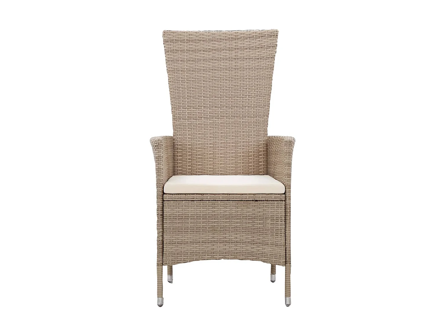 Ensemble de salle à manger de jardin avec coussins 7 pcs Beige 2