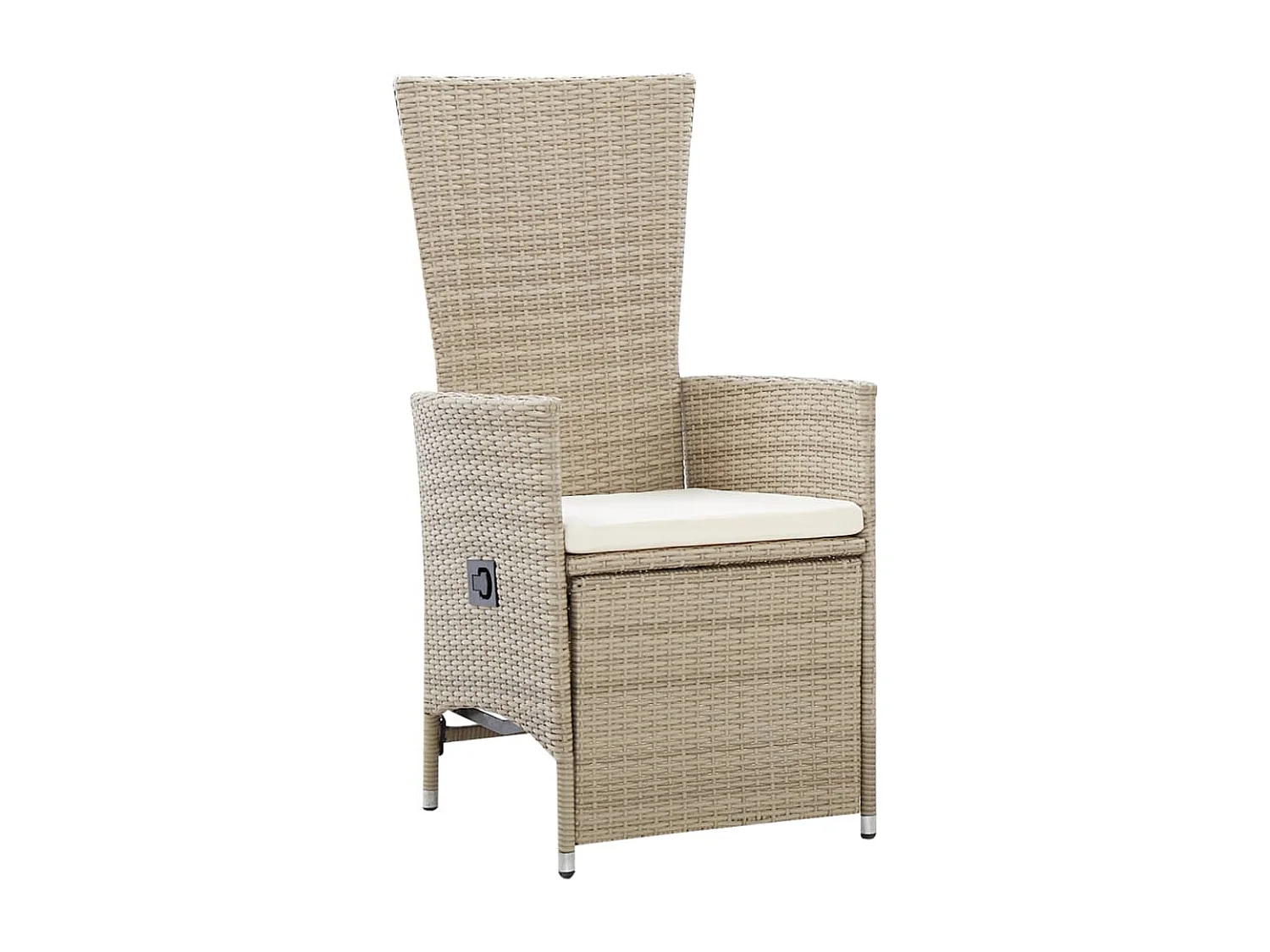 Ensemble de salle à manger de jardin avec coussins 7 pcs Beige 2