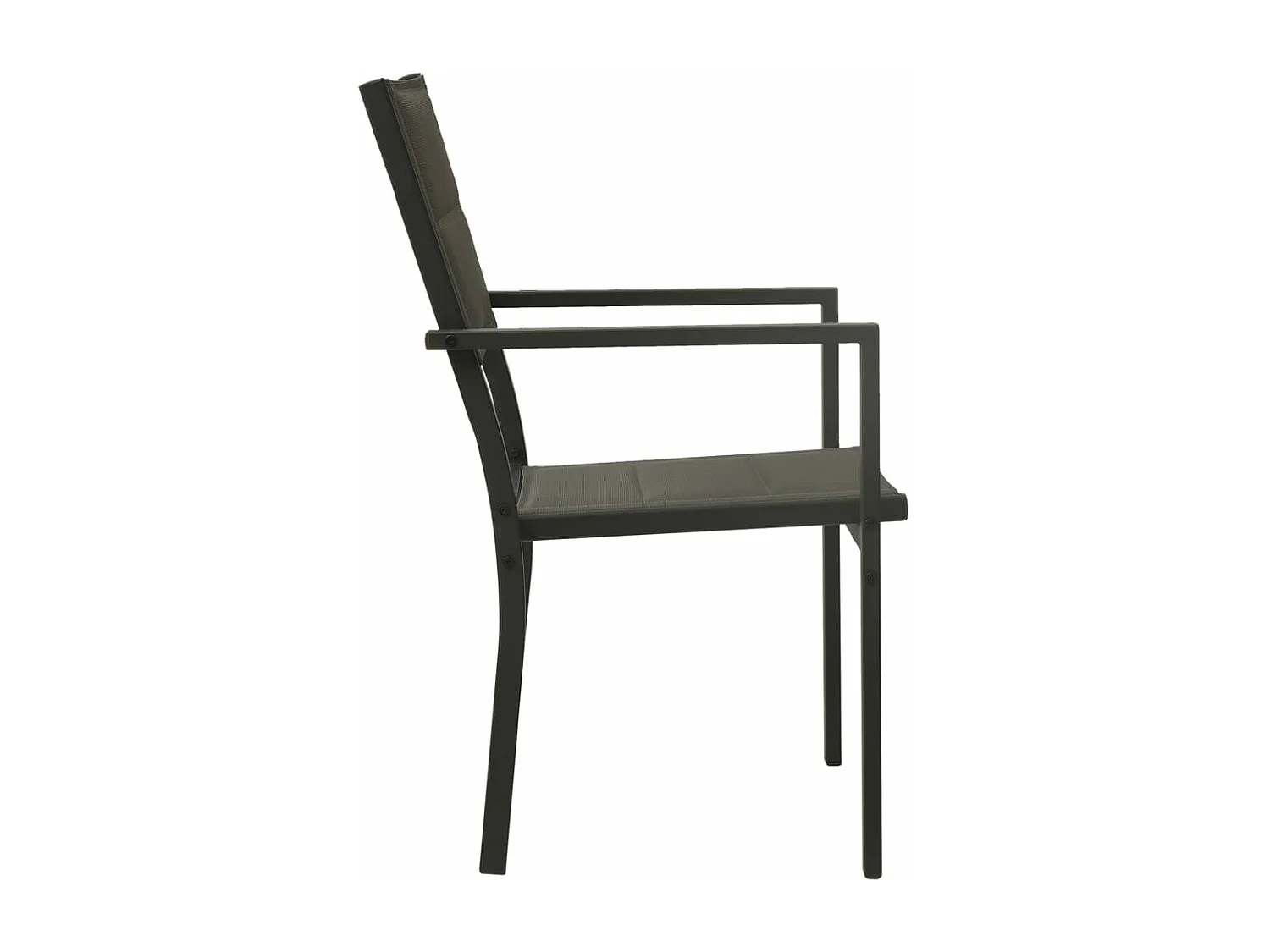 Mobilier de salle à manger d'extérieur 3 pcs Acier 2