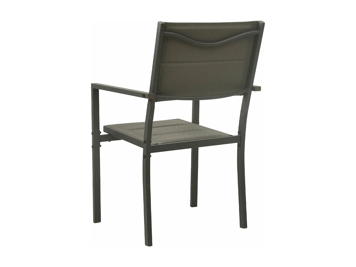 Mobilier de salle à manger d'extérieur 3 pcs Acier 2