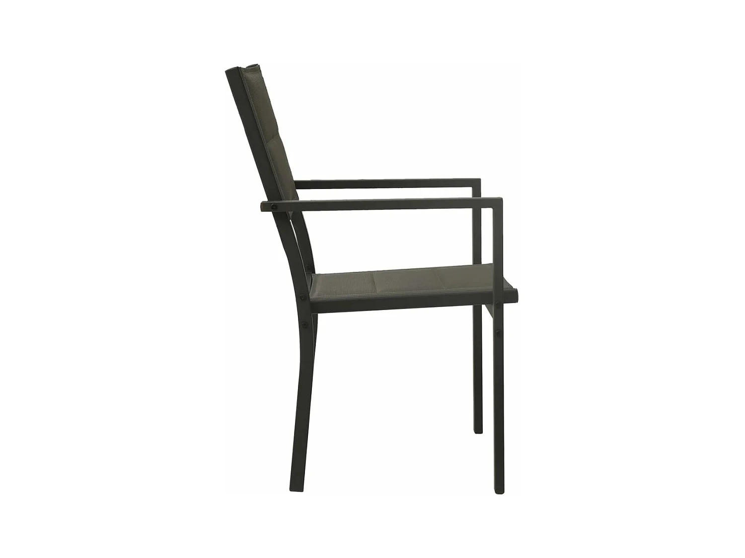 Mobilier de salle à manger d'extérieur 3 pcs Acier 2