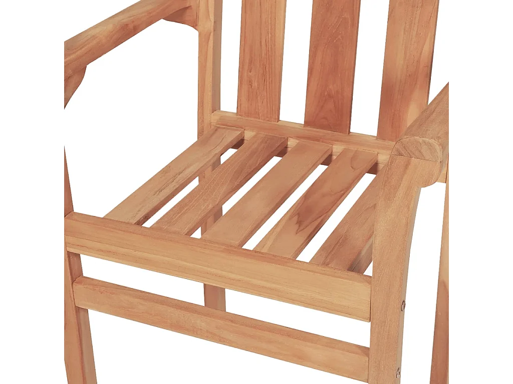 Ensemble de bistro 3 pcs Teck solide