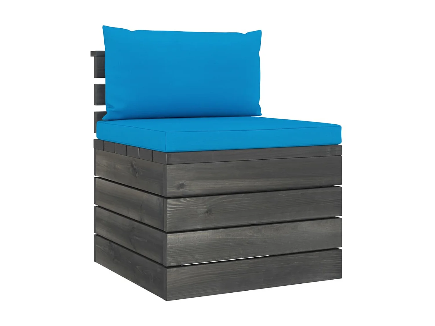 Salon palette de jardin 6 pcs avec coussins Bois de pin massif 24