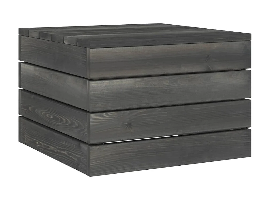 Salon palette de jardin 6 pcs avec coussins Bois de pin massif 24