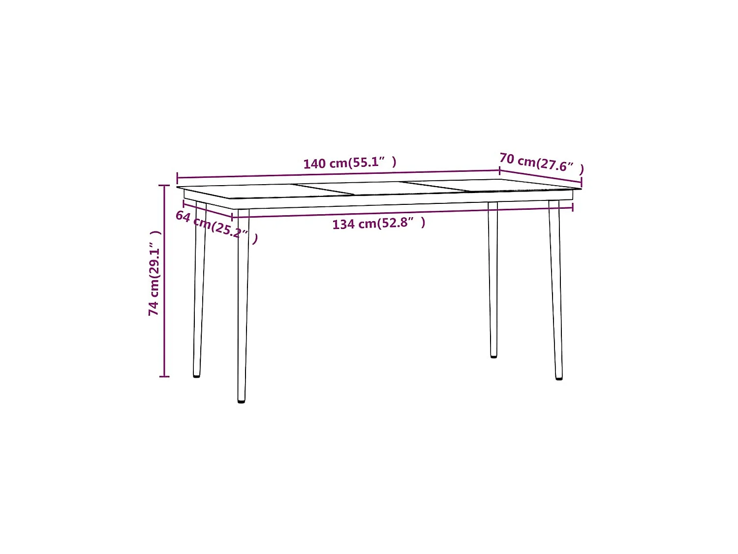 Mobilier de salle à manger de jardin avec coussins 5 pcs Noir 3