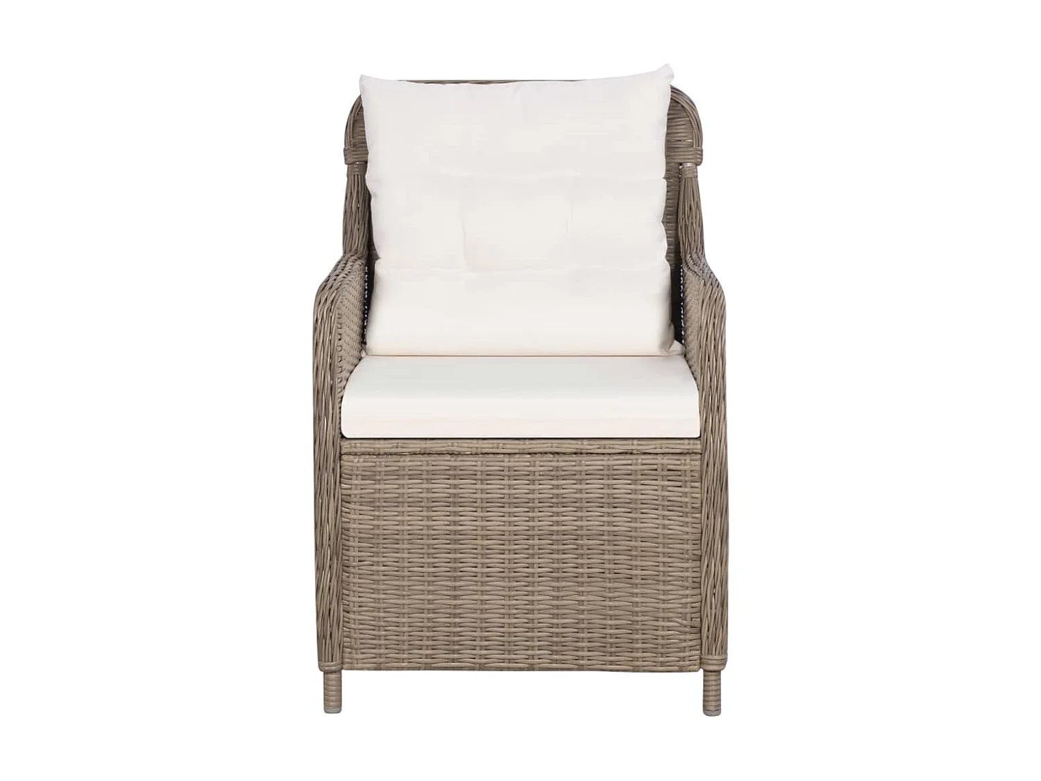 Ensemble de salle à manger de jardin 3 pcs Marron 15