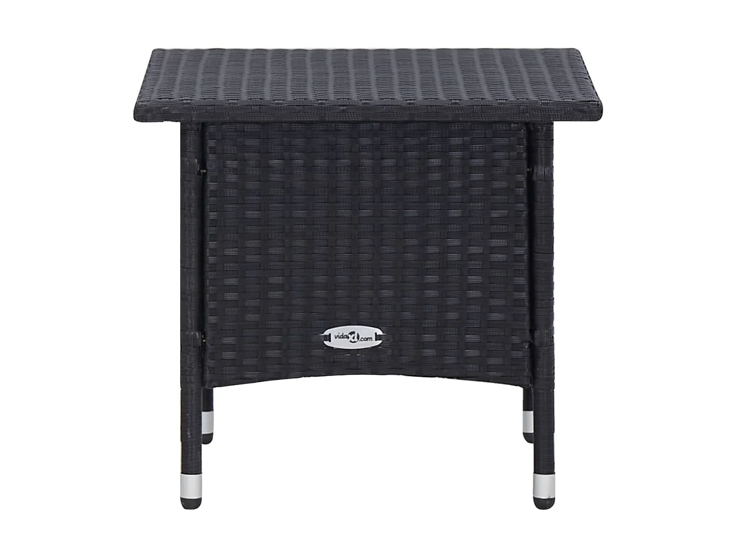 Salon de jardin 3 pcs avec coussins Résine tressée Noir 14